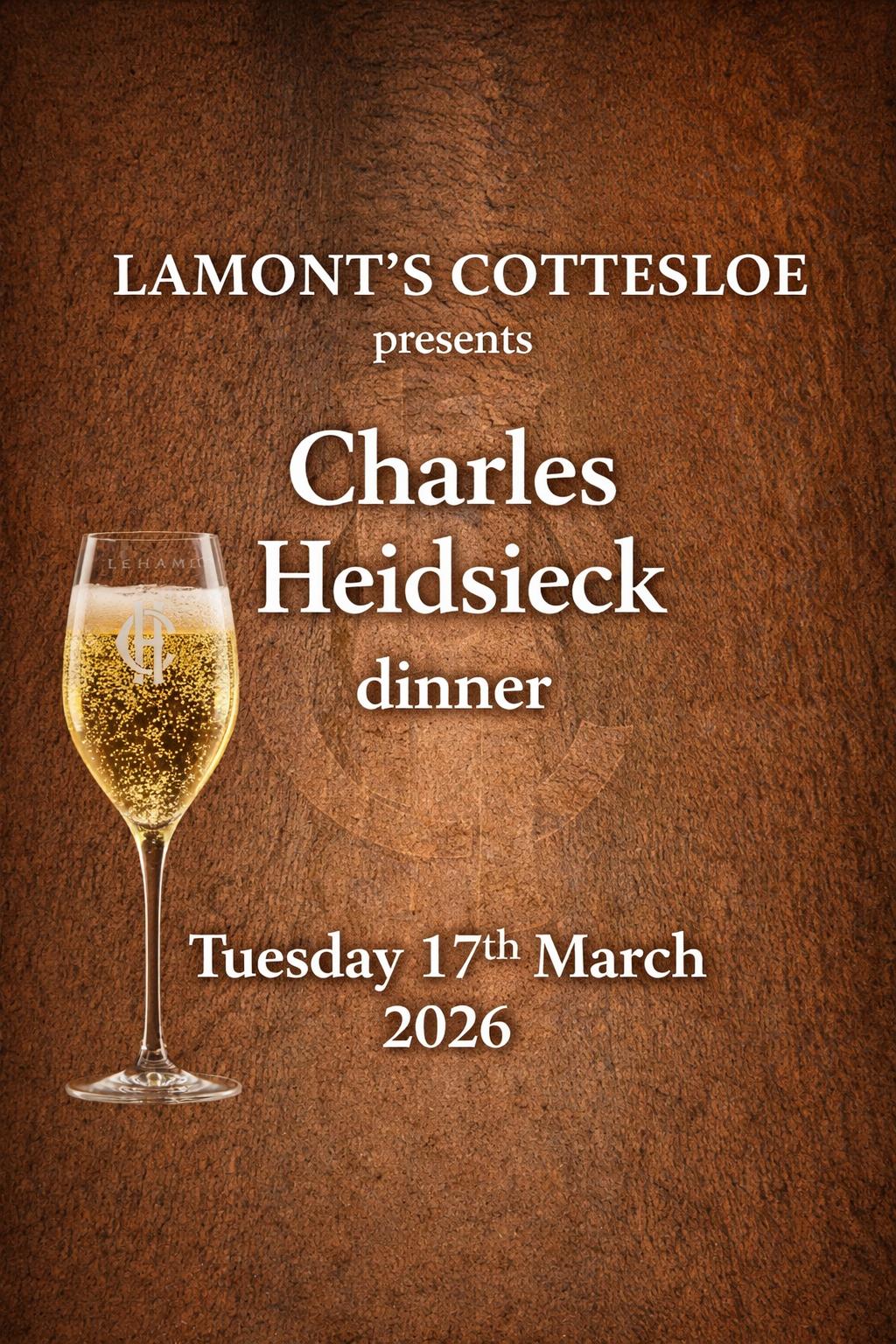 An Evening with Charles Heidsieck: A Benchmark Tasting